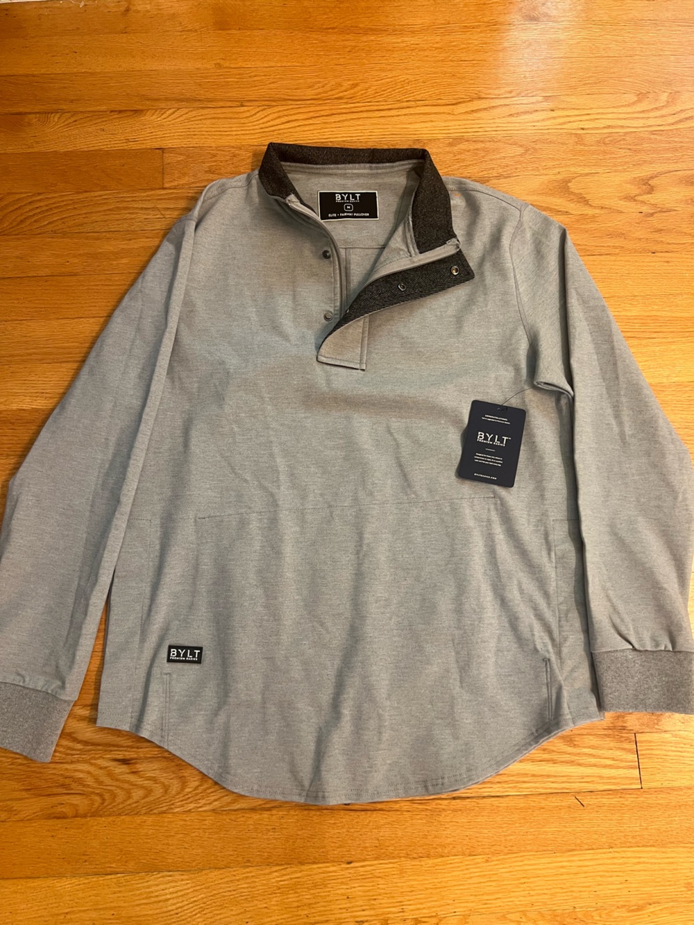 BYLT Premium Basics Elite+ Fairway Drop-Cut Pullover